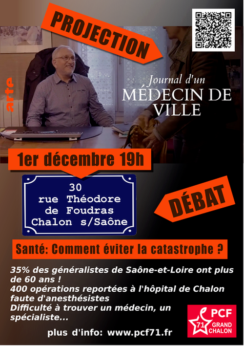 ciné-débat médecine en Saône-et-Loire