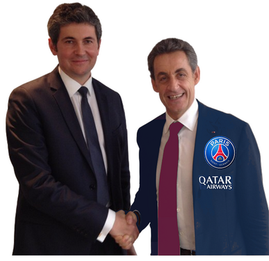 Gilles Platret et Nicolas Sarkozy